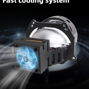 ไฟหน้าโปรเจคเตอร์ LED อัตโนมัติ Sanvi L60 พร้อมชิป LED คู่และรีเฟลกเตอร์คู่ 5500K อุปกรณ์เสริม Bi LED สำหรับรถยนต์รุ่น Camry - Product Image 6