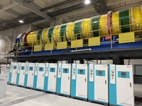 Promotion : Séchoir à rouleaux électrique de précision en acier inoxydable pour l'impression textile industrielle, les non-tissés et le papier (écoénergétique)