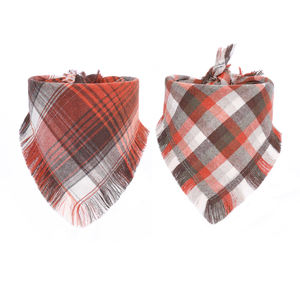 कस्टम लोगो वैयक्तिकृत प्लेड कुत्ते गोडास पालतू पशु कॉलर क्रिसमस कुत्ते की पोशाक के लिए एडजस्टेबल धोने योग्य कपड़े - Product Image 6