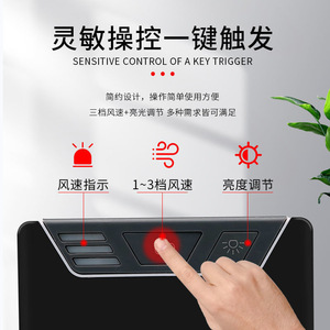 Mini Air Cooler 60W AC Powered Portable Cooling Fan Low Noise For Home Office Dormitory - Product Image 1