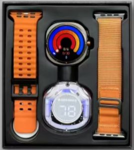 D30 Ultra Akıllı Saat Unisex HD IPS Ekran Uyku Takipçisi IP67 Kablosuz Şarj Sağlık Monitörü Silika Jel Pusula Android IOS - Product Image 3