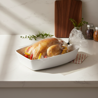 Sacs de cuisson en nylon résistants à la chaleur pour dinde, emballage commercial, vente en gros, OEM, taille personnalisée