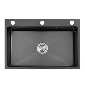 อ่างล้างจานสแตนเลสสตีลสีดำคิงคองแบบสามนาโนเทคโนโลยี - Product Image 1