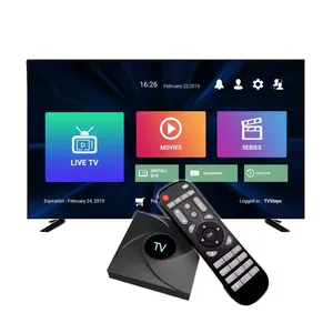 Caixa de IPTV de alta qualidade Alemanha para testes gratuitos para EUA Áustria Bélgica Alemanha Irlanda Polônia Lista M3u TV android 2 + 8gb Caixa