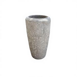 Pots de plantation en céramique vintage Atlantis de haute qualité avec glaçure bulleuse pour la décoration du jardin et du sol à la maison - Product Image 1