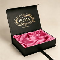 Cajas de Regalo para Pelucas con Forro de Satén de Lujo, Cajas para Cabello, Empaque para Pelucas, Venta al Por Mayor, Personalizadas