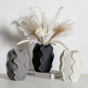 Personalized <b>Coconut</b> Wax Art Wave Handmade Non-Toxic Nordic Style Home Warming Vase Living Room Bedroom Tabletop Ornament - Product Image 3