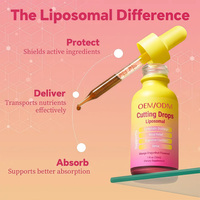 Complément Herbal OEM Liquide Liposomal Mango Dragon en Gouttes avec Racine de Bardane et Chardon-Marie pour le Soutien de l'Équilibre Intestinal