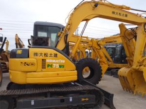 Venta caliente excavadoras Komatsu PC75 excavadora usada Komatsu excavadora Komatsu PC200 PC60 para la venta - Product Image 5