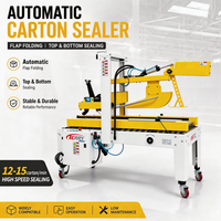 Machine automatique de scellage de cartons MH-FJ-3A, fermeur de boîtes, plieuse de rabats pour ligne d'emballage alimentaire, de boissons et pharmaceutique