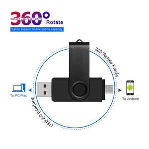 Hot bán Kim loại OTG USB Flash Drive Micro USB và PC 4GB 8GB 16GB 32GB 64GB 128GB <span class=keywords><strong>Memory</strong></span> Stick với biểu tượng tùy chỉnh - Product Image 4