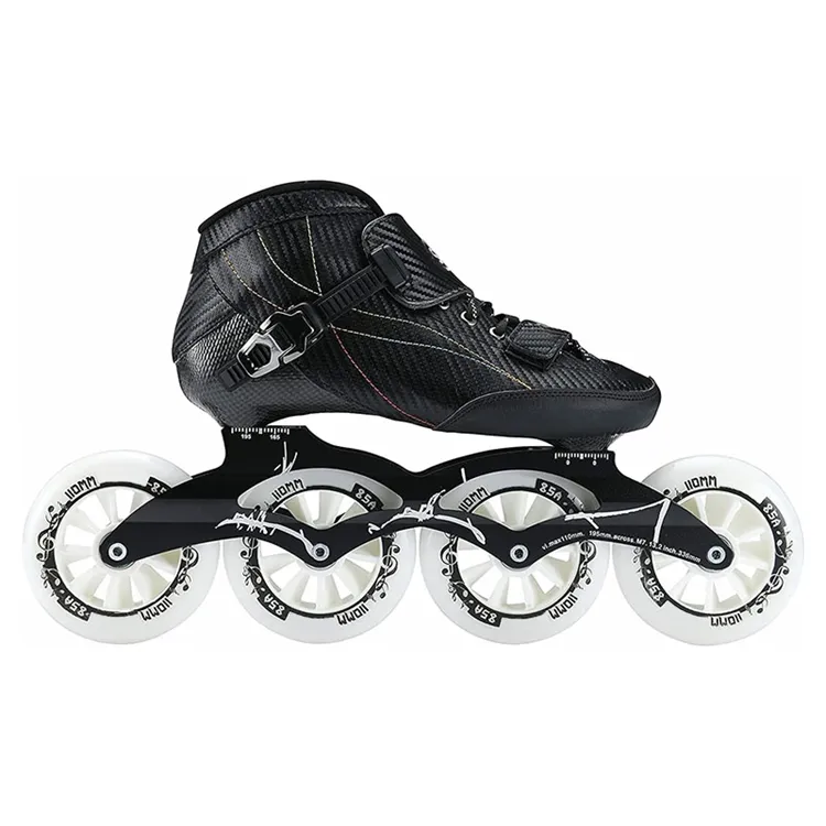 Cao mặc sức đề kháng Con lăn Skate bánh xe màu đen 85A tốc độ con lăn Skate bánh xe ngoài trời