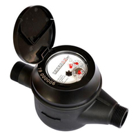 Compteur d'eau volumétrique à piston rotatif en plastique de type sec BMAG Classe B/C DN15 R160/R200/R400 OEM ISO 4064 Garantie 10 ans