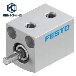 Cylindre pneumatique miniature ADVC-12-20-A-P ADVC-12-25-A-P, actionneur pneumatique pour composants de machines d'assemblage robotisées - Product Image 1