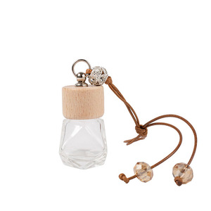 Luxury 8ml Auto Perfume Empty <b>Bottle</b> Car Air Freshener Glass Perfume <b>Bottle</b> With Flower Decoration - Product Image 5