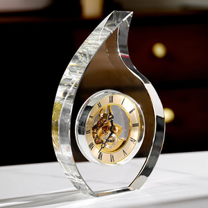 Horloge de table personnalisée au design Copenhague pour cadeau publicitaire d'entreprise avec logo gravé <span class=keywords><strong>et</strong></span> support réglable - Product Image 1
