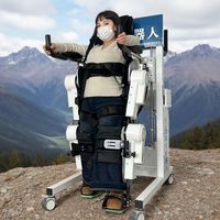 Déambulateur de réadaptation |   Robot exosquelette pour l'entraînement à la marche |   Utilisation double en milieu hospitalier et domestique