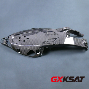 GXKSAT Cache de selle inférieur en fibre de carbone sèche pour Kawasaki Ninja ZX-10R <span class=keywords><strong>ZX10R</strong></span> 2021 <span class=keywords><strong>2022</strong></span> - Product Image 5