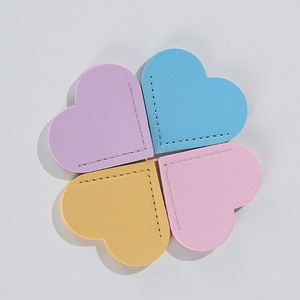 Marcapáginas de Cuero con Forma de Corazón, Hecho a Mano, con Cintas de Gancho y Bucle, Magnético de Doble Cara, Regalo Personalizado <span class=keywords><strong>para</strong></span> Lectores, Impresión Tipográfica - Product Image 3