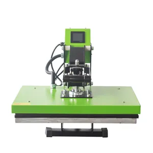Máquina de prensa de calor para camisetas con apertura automática semiautomática magnética de 16/24 pulgadas y 40/60 cm