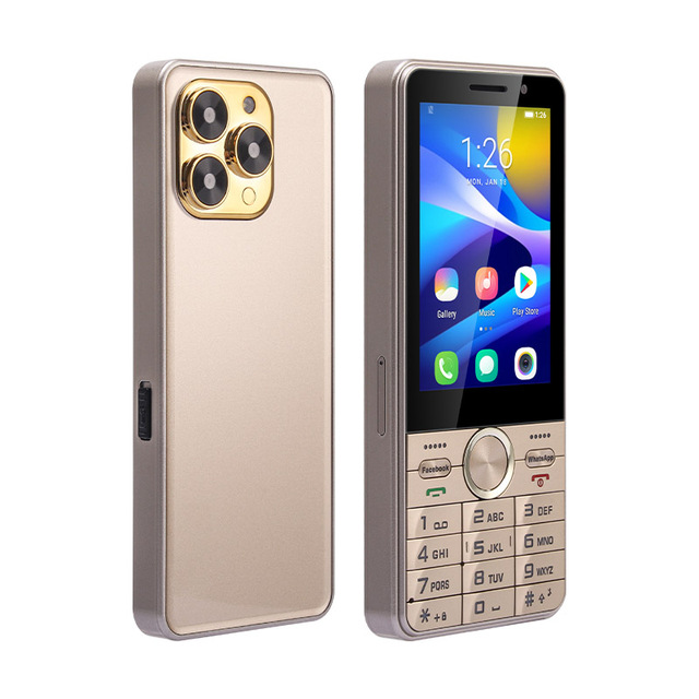 Factory Direct Sale 3.5 Inch 4G Video Chat GPS Pre-installed WhatsApp Android Candy bar Button Touch Screen Feature Phone