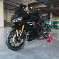 Moto électrique haute puissance 3000W, vitesse maximale >80km/h, longue autonomie, moto de course durable, batterie 72V/20Ah, 50km