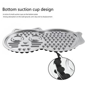 Stainless Steel Dog & <b>Cat</b> Lick Pad-Portable Non-Slip Slow <b>Feeder</b> with Suction Cup Eco-Friendly for Indoor/Outdoor/Travel Use - Product Image 2