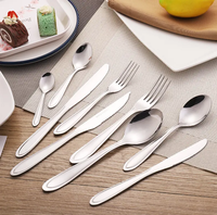18pcs Brésil Couverts Ensemble En Acier Inoxydable Couteau Cuillère Fourchette Ensemble