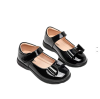 Fournisseur fiable Chaussures de sport pour enfants Automne 2026 Chaussures décontractées montantes noires pour filles style princesse