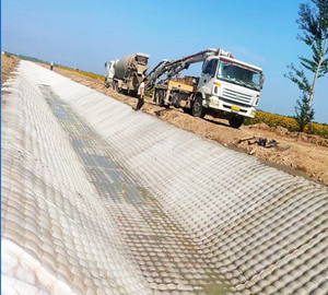 Tessuto geotessile materasso stampo in calcestruzzo materasso pieno borsa per la protezione del pendio prodotti sterro - Product Image 4