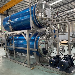 เครื่องนึ่งฆ่าเชื้อแบบหมุนอุตสาหกรรม Wogoal รุ่น 1200-4 ควบคุมด้วย PLC สำหรับเนื้อสัตว์บรรจุกระป๋อง - Product Image 6