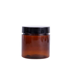 Venta al por Mayor Directa de Fábrica: Envases de Plástico PET Ámbar de 4oz, 6oz, 12oz con Tapa Negra, Frascos Ámbar de 8oz - Product Image 2