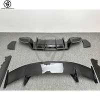 Kits de carrosserie en fibre de carbone sèche de style performance pour Audi R8 Kit 2016-2018 : Jupes latérales, Lame de diffuseur avant, Aileron arrière, Pièces automobiles