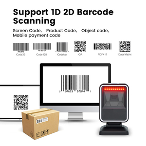 Dp980 Máy tính để bàn Máy quét mã vạch 1D 2D QR mã tự động quét tùy chỉnh giá siêu thị kiểm tra máy quét có dây - Product Image 4