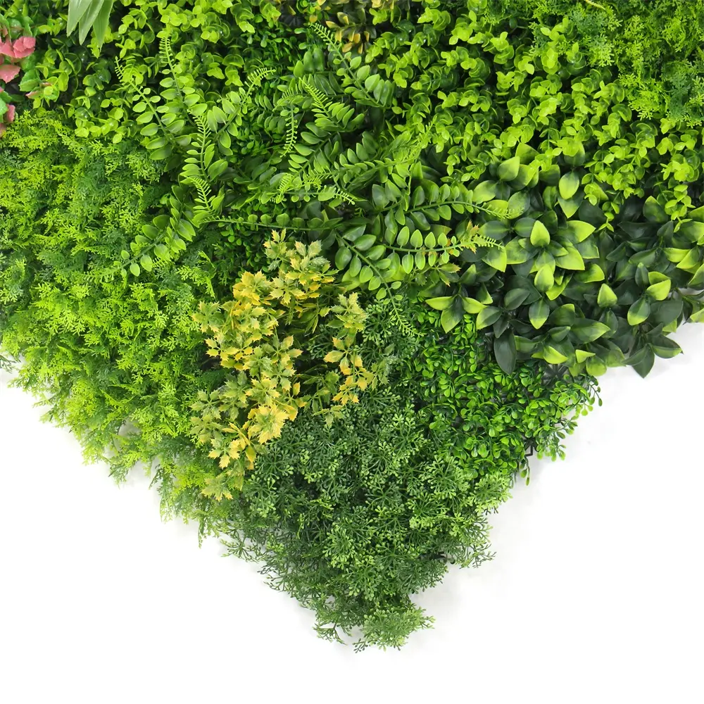 Protezione UV fogliame bosso pannello siepe verde artificiale pareti piante giardino
