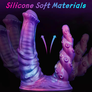 2026 Newest Double Headed <b>Realistic</b> Soft Eco-Friendly Silicone <b>Dildo</b> IPX6 Waterproof Portable Unisex Intimate Toy - Product Image 5