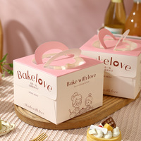 Boîte à gâteau de mariage personnalisée avec logo, boîte à gâteau en carton biodégradable de qualité alimentaire, luxe, ivoire, avec fenêtre