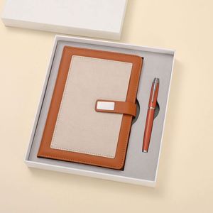 2025 Newest Best Business Sets Official <b>Pen</b> and Notebook Packaging Vip Company Stainless Steel Customer Corporate Gift Set - Product Image 6
