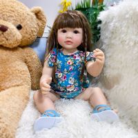 Muñeca Reborn de 60 cm, Bebé Simulado de Silicona y Vinilo, Juguete de Guangdong