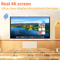 Vente en gros d'écrans LCD de 65, 75, 86 et 100 pouces, écran tactile numérique avec WIFI, moniteur interactif, tableau blanc interactif pour l'école