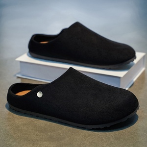 Chaussures pour hommes Boken pour l'automne, <span class=keywords><strong>mules</strong></span> à enfiler sans talon, style rétro, polyvalentes, décontractées, pour le bureau, à bout fermé, demi-chaussons, dessus en EVA - Product Image 6