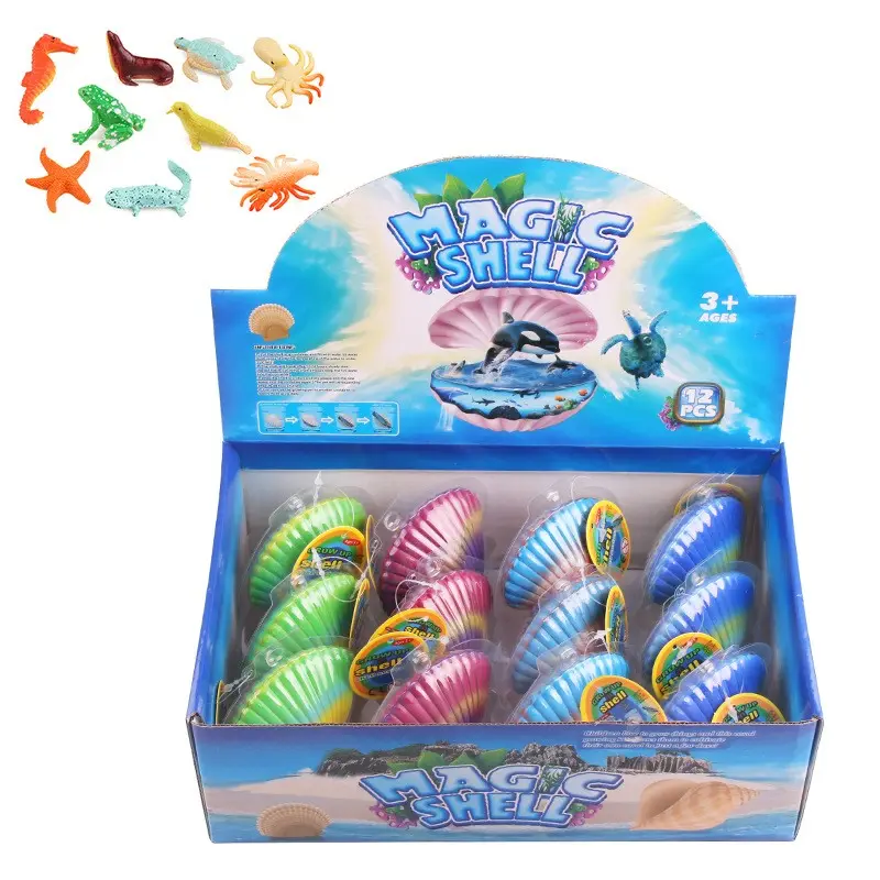 Nieuwe Groothandel Jacobsschelp Speelgoed Uitkomen Onderwijs Water Dier Speelgoed Interessante Zeedieren Groeien In Water Schulp Uitkomen Speelgoed