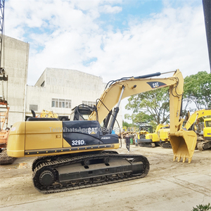 Excavatrice sur chenilles 329DL d'origine japonaise d'occasion avec moteur Caterpillar C7.1 Puissance 152KW Prix bon marché et Offre Spéciale à Shanghai - Product Image 1