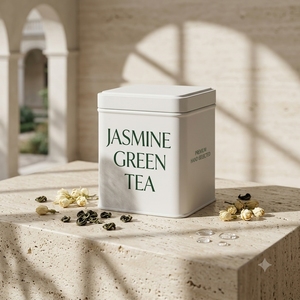 Thé vert au <span class=keywords><strong>jasmin</strong></span> 100 % pur en vrac, multi-infusion, avec parfum floral longue durée et emballage personnalisé, échantillon gratuit, vente en gros - Product Image 1