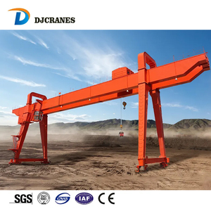 Grue à portique mobile montée sur <span class=keywords><strong>rail</strong></span> à double poutre 25 tonnes 100 tonnes Goliath Portal Crane Motor Gearbox Gear Core Components à vendre - Product Image 2