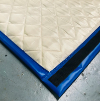 Rideau Acoustique Industriel MQ de Haute Qualité, Barrière Anti-Bruit pour Autoroute avec Bâche en PVC et Tissu, Isolation Phonique 17-28dB