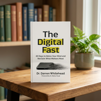 Libro digital de tapa blanda de Darren Whitehead: Libro sobre desintoxicación digital y crecimiento espiritual, libro cristiano de autoayuda y mindfulness
