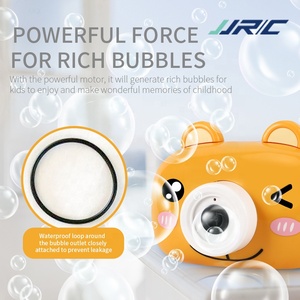 enfants dessin animé électrique savon d'eau soufflant fabricant automatique machine jouet caméra <span class=keywords><strong>bulle</strong></span> avec lumière - Product Image 3