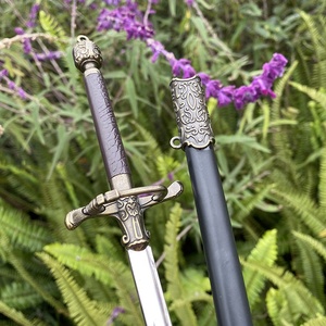 Nouveautés : Épée de Arya <span class=keywords><strong>Stark</strong></span> en métal de 30 cm, épée katana d'anime, épée en métal non tranchante, accessoire pour cosplay - Product Image 2