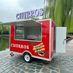 DOT Certified Van Corn Street Coffee Ice Cream Truck Fast Food Concession Trailer Restaurants <b>Bakery</b> Pizza Mobile Bar Cart - Product Image 1
